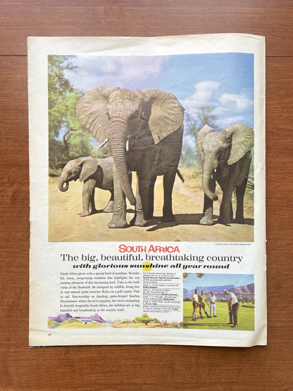 Vintage South Africa "big, beautiful, breathtaking" Advertisement