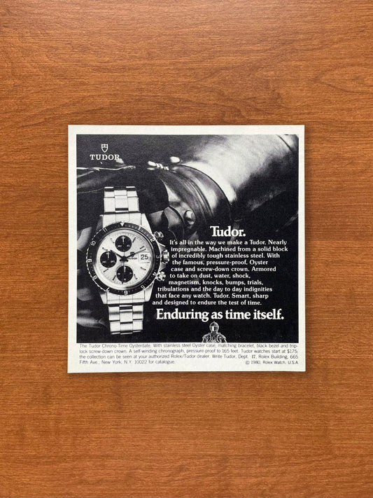 Vintage Tudor Chrono - Time Oysterdate Advertisement
