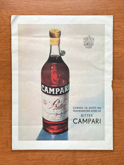 1950 Campari Advertisement