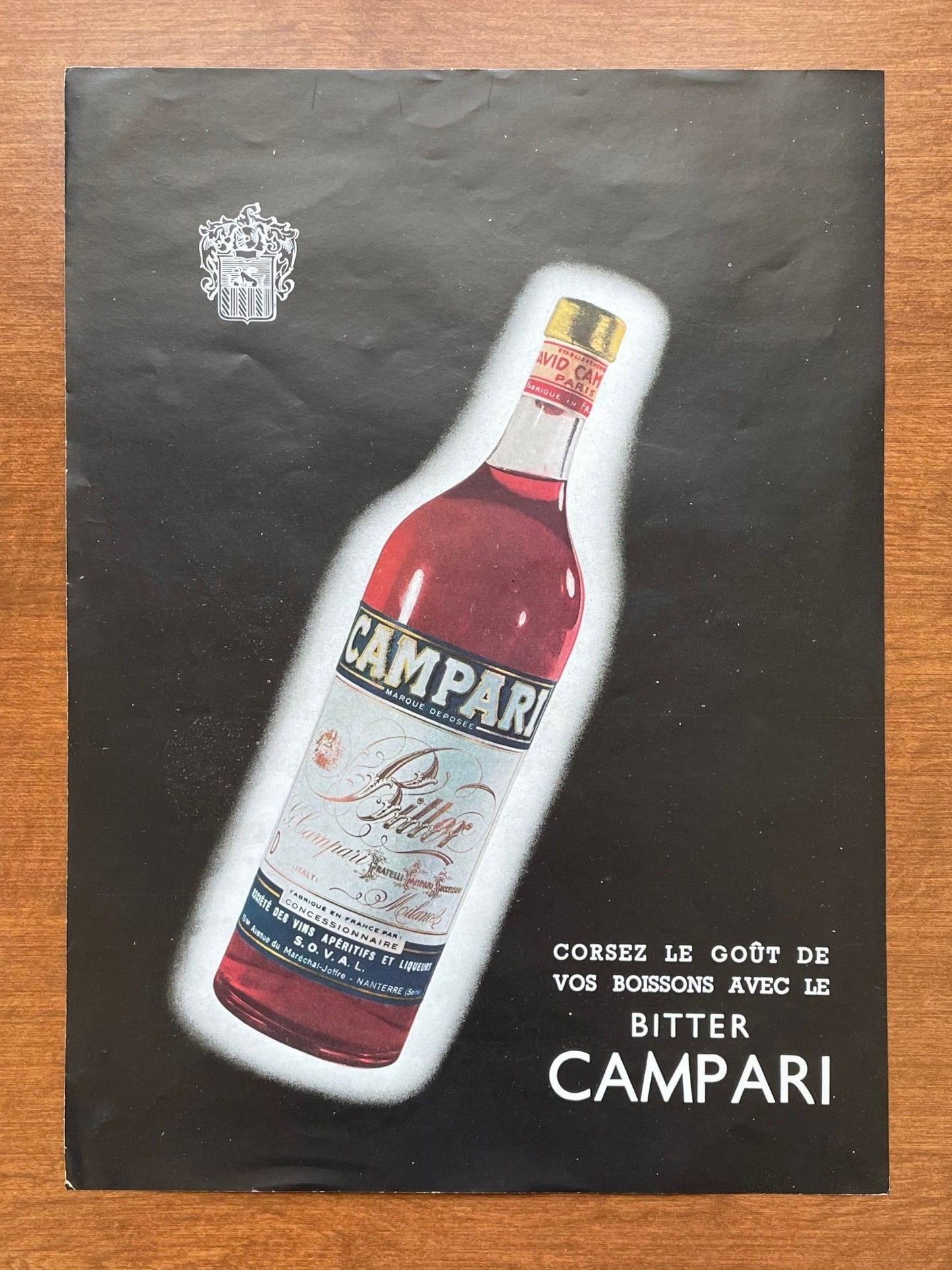1951 Campari Advertisement