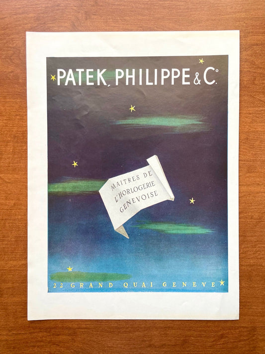 1951 Patek Philippe & Co. Advertisement