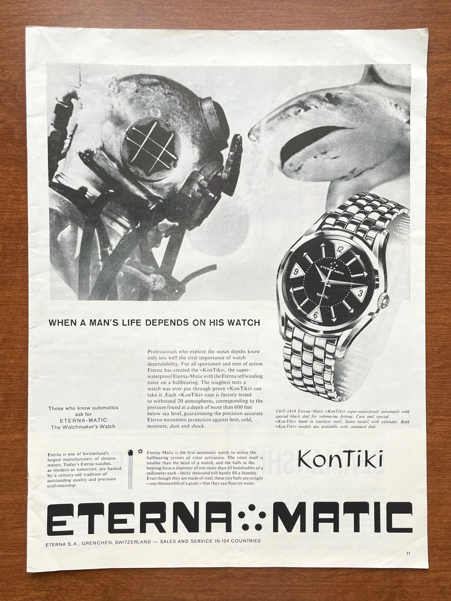 1959 Eterna-Matic KonTiki Advertisement