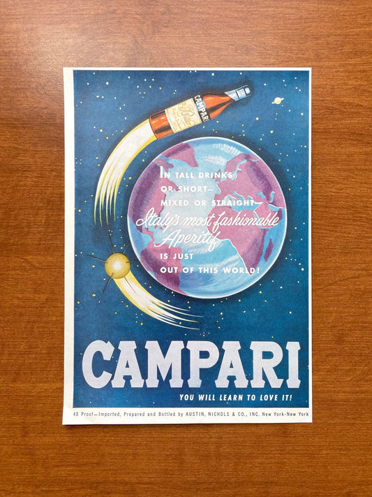 1961 Campari Advertisement