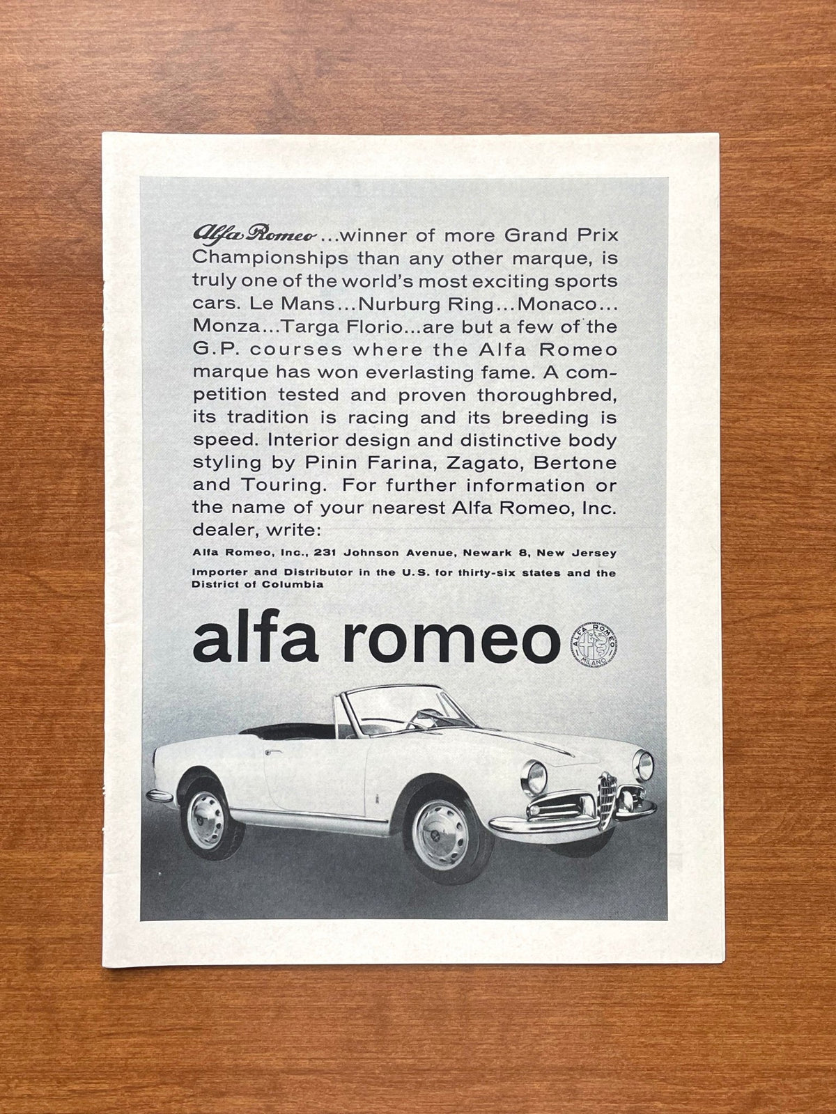 1962 Alfa Romeo 