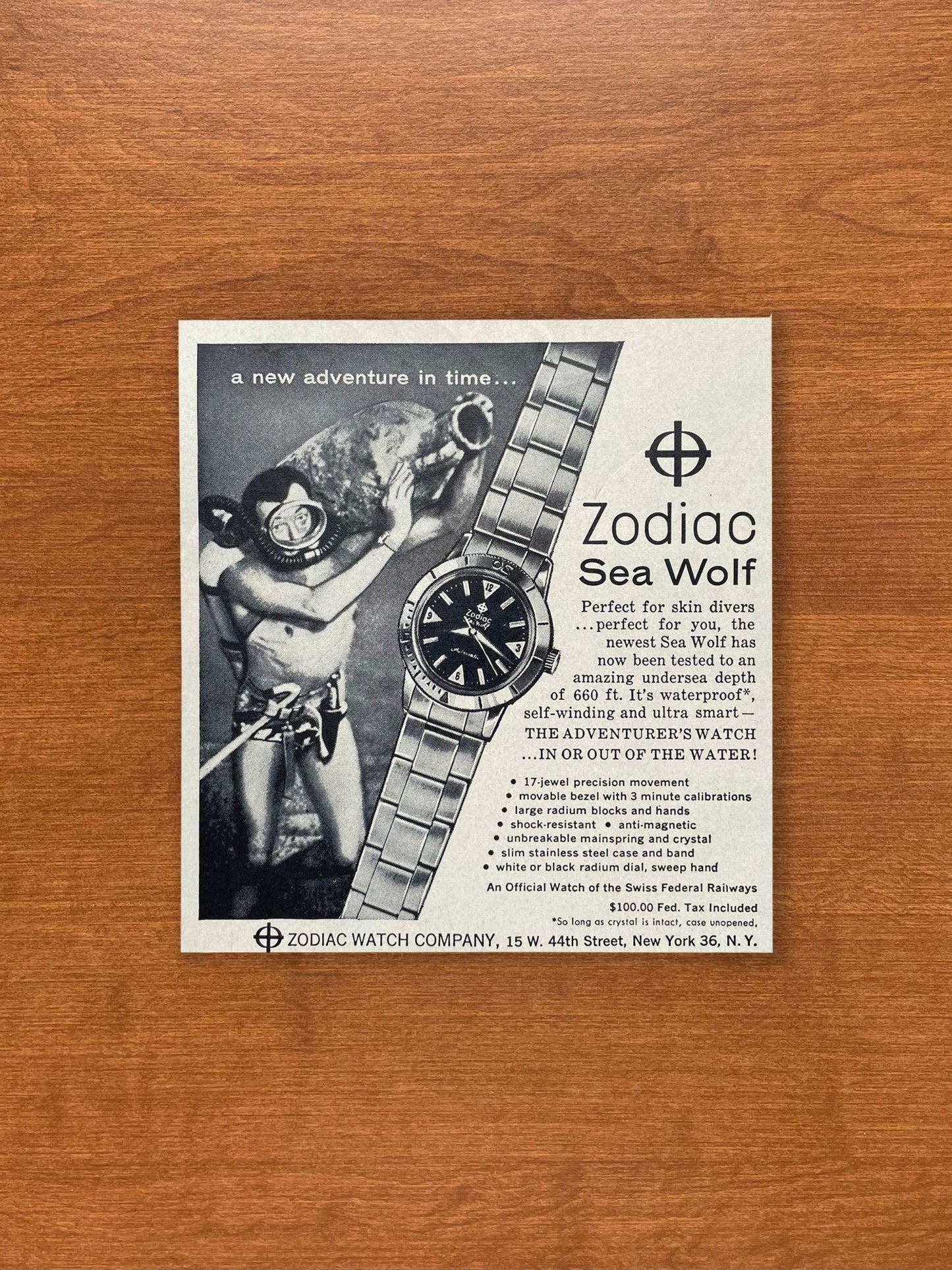 1962 Zodiac Sea Wolf Advertisement