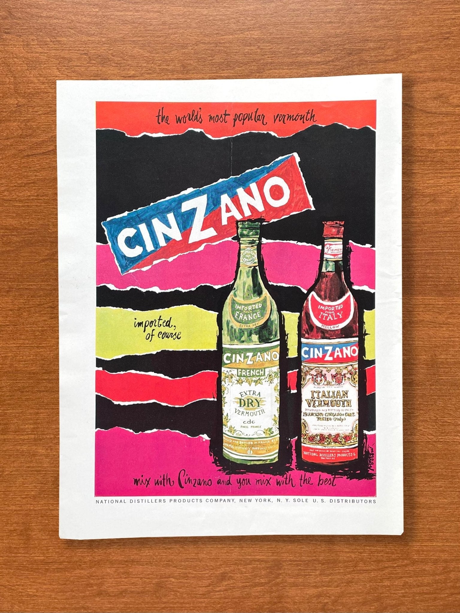 1963 Cinzano Advertisement