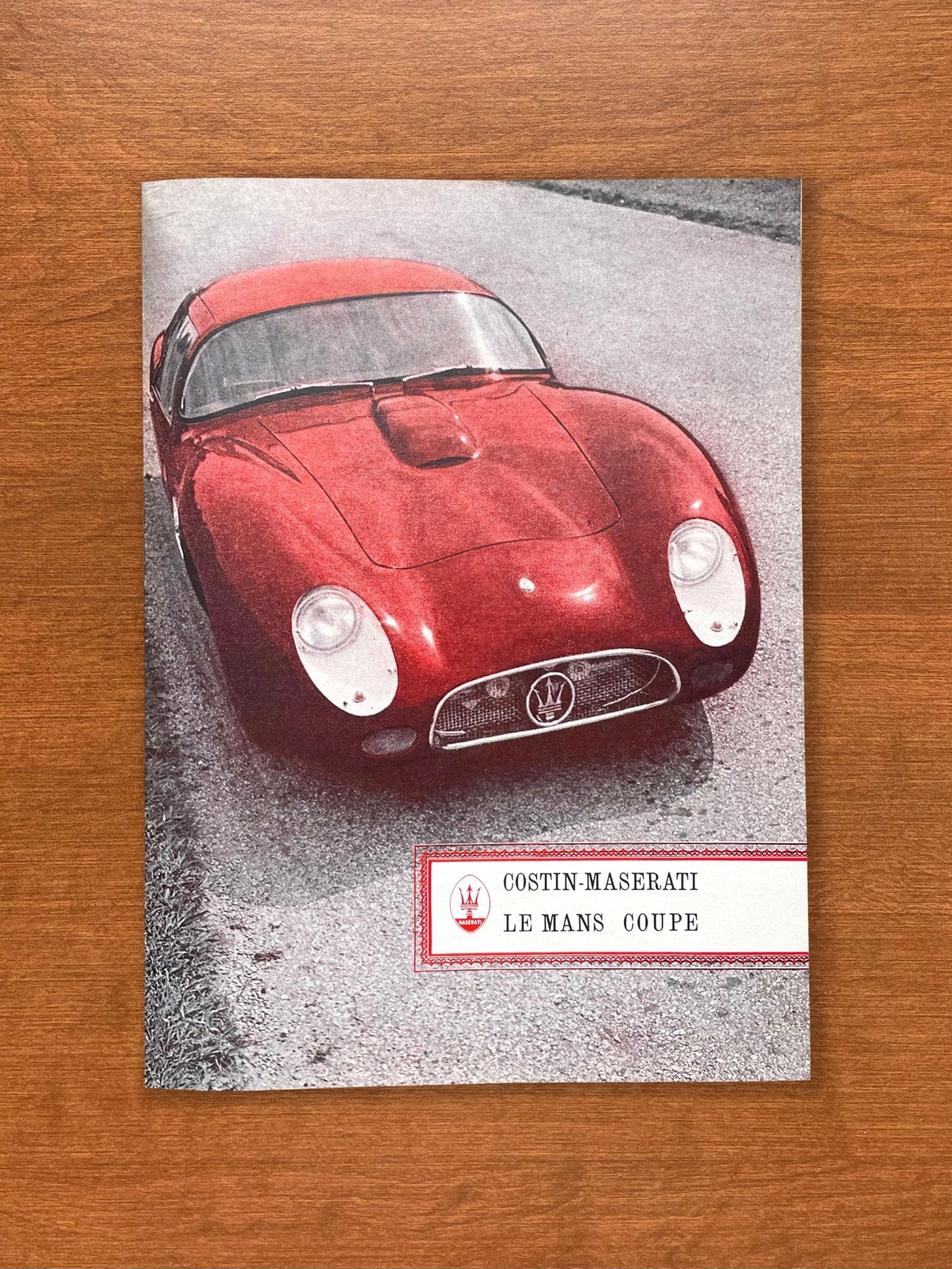 1963 Costin Maserati Le Mans Coupe Image Advertisement