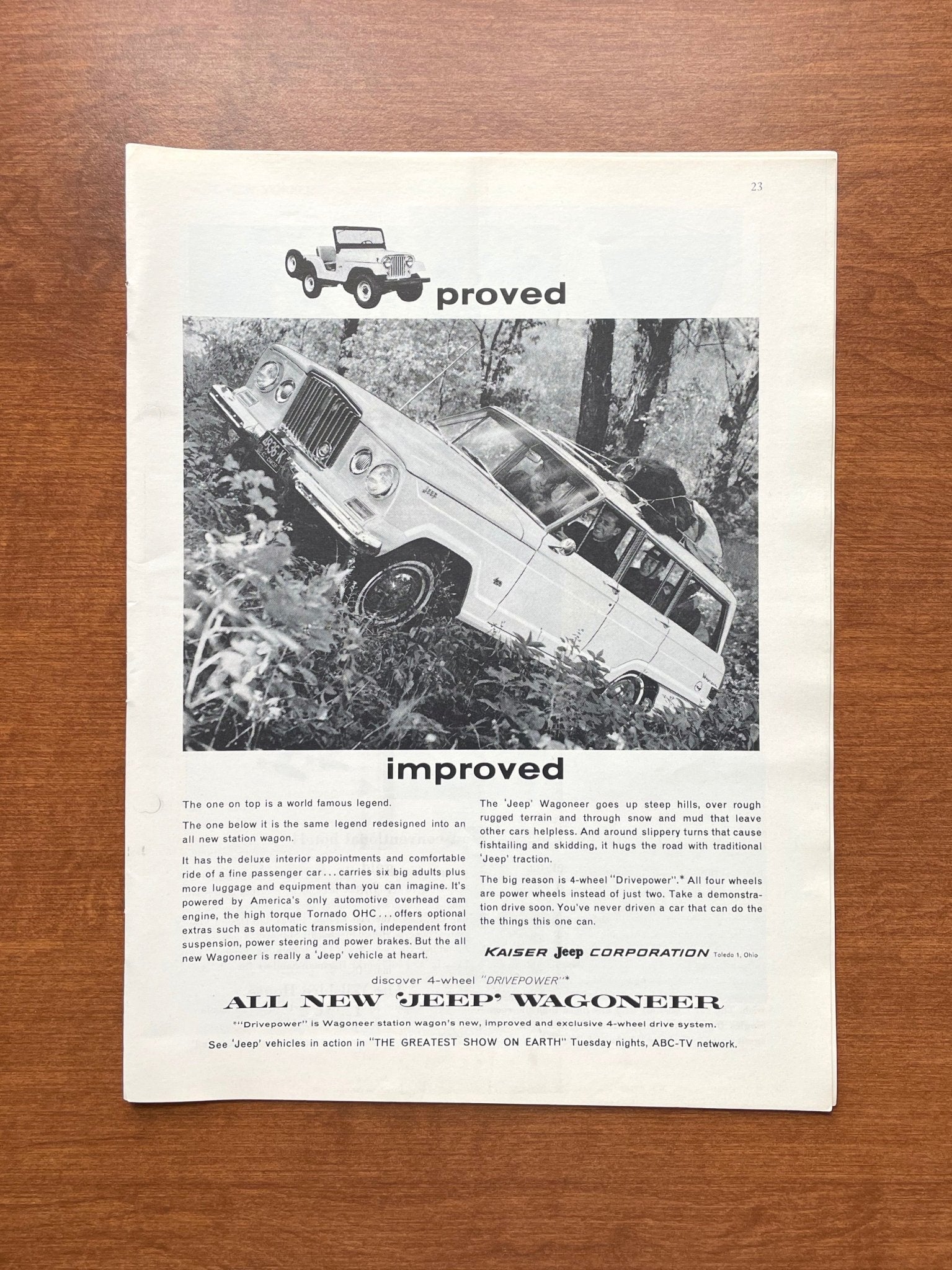 1963 Jeep Wagoneer Advertisement