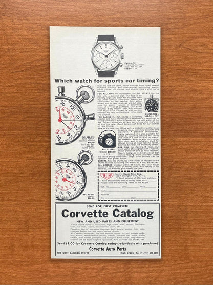 1965 Heuer Carrera Advertisement