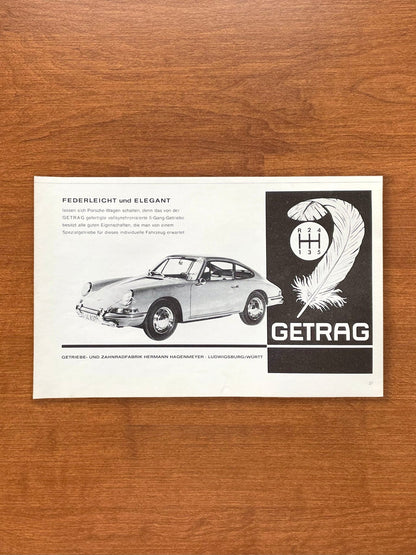 1965 Porsche 911 in German Advertisement
