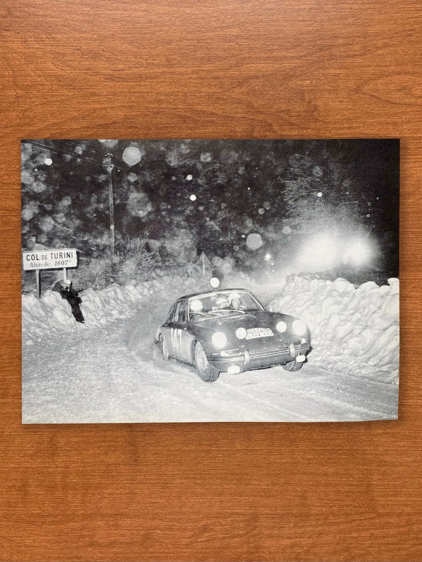 1965 Porsche 911 photo from Monte Carlo Rally Advertisement
