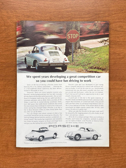 1965 Porsche "have fun driving to work" Advertisement