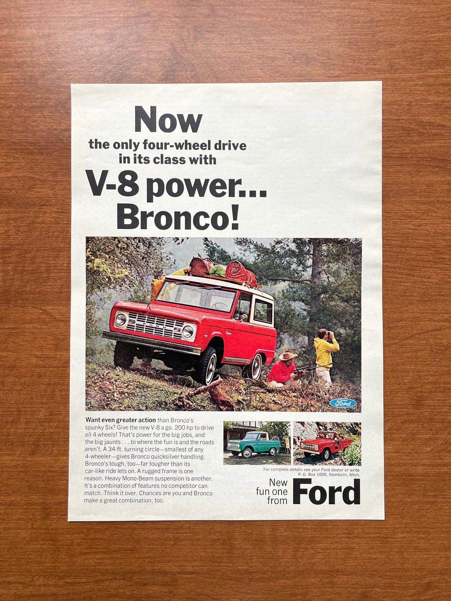 1966 Ford Bronco Advertisement