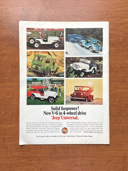 1966 Jeep "Solid funpower!" Advertisement