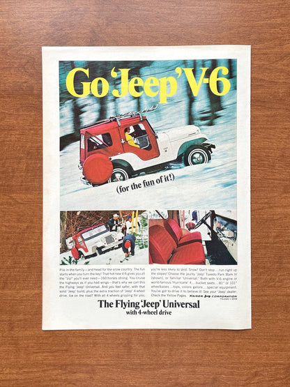 1966 Jeep V-6 Advertisement
