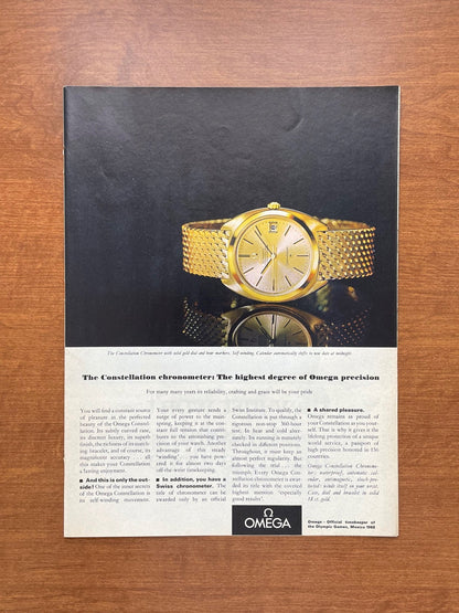 1966 Omega Constellation Advertisement