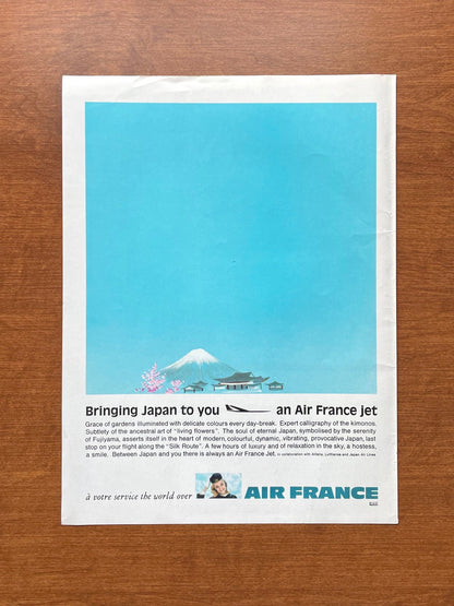 1969 Air France Japan Advertisement