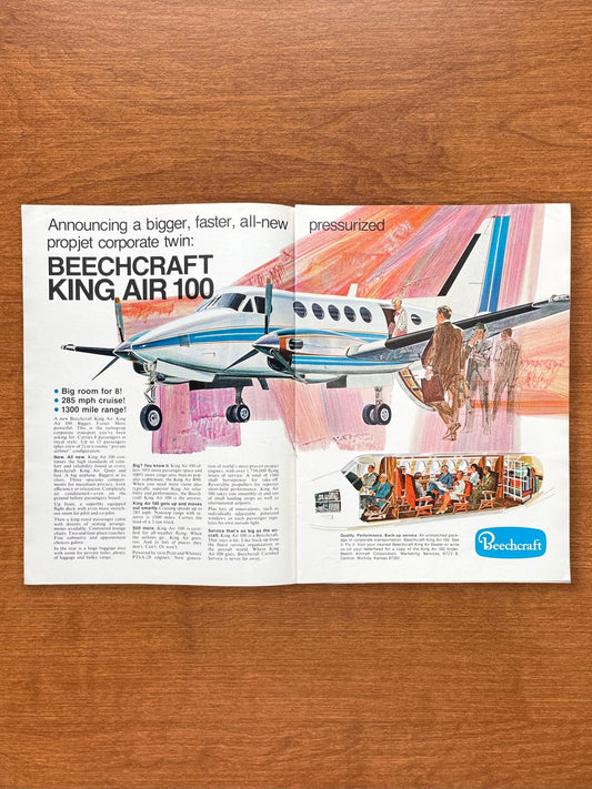 1969 Beechcraft King Air 100 Advertisement
