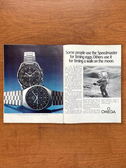 1972 Omega Speedmaster and Mark II Advertisement