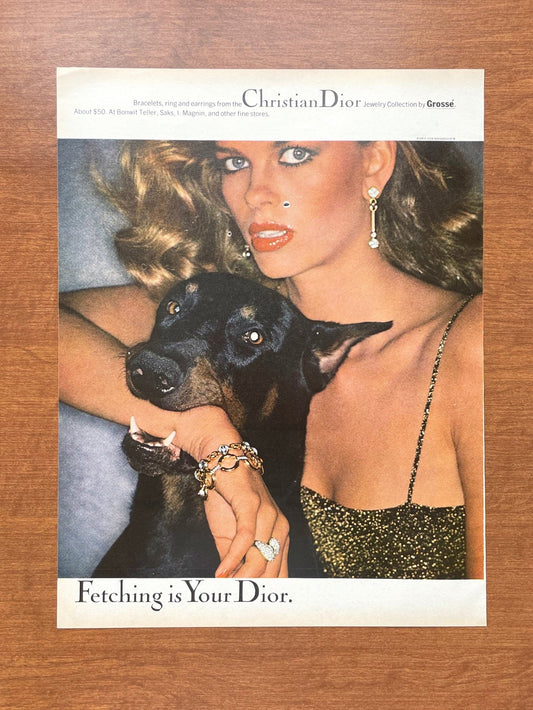 1976 Christian Dior Advertisement