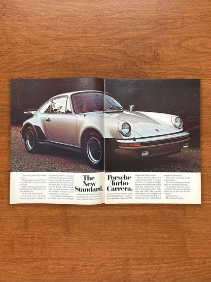 1976 Porsche Turbo Carrera "The New Standard." Advertisement