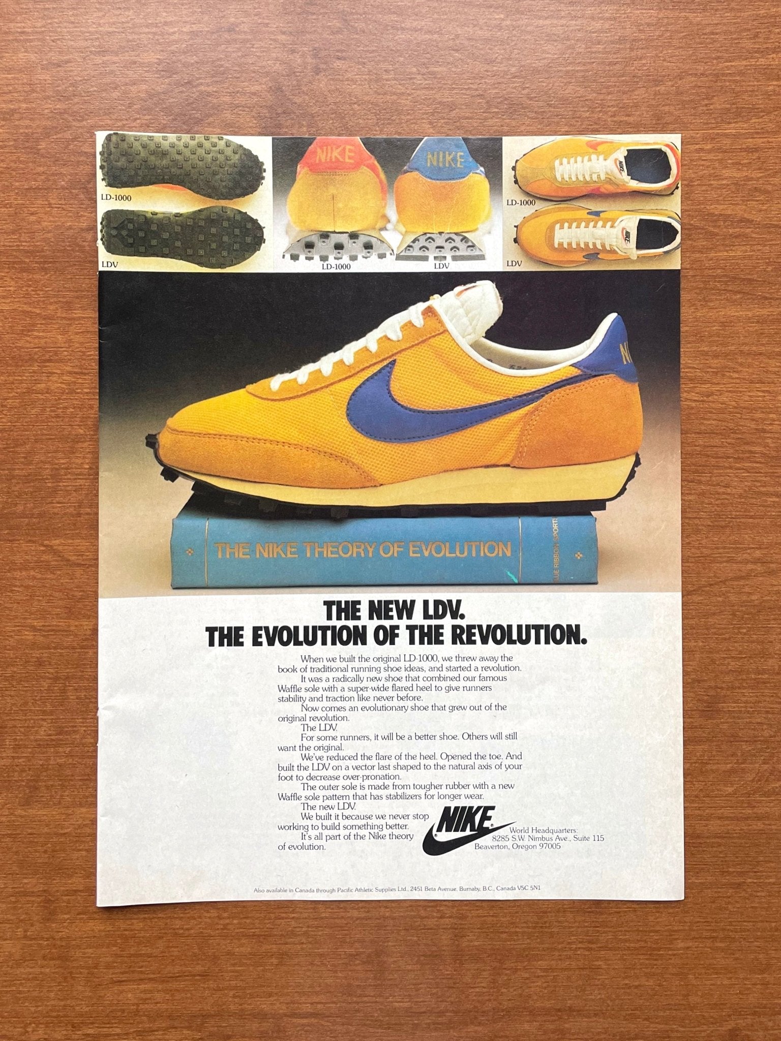 1978 Nike "Evolution of the Revolution." Advertisement