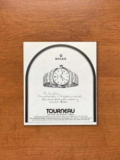 1978 Rolex Air King at Tourneau Advertisement
