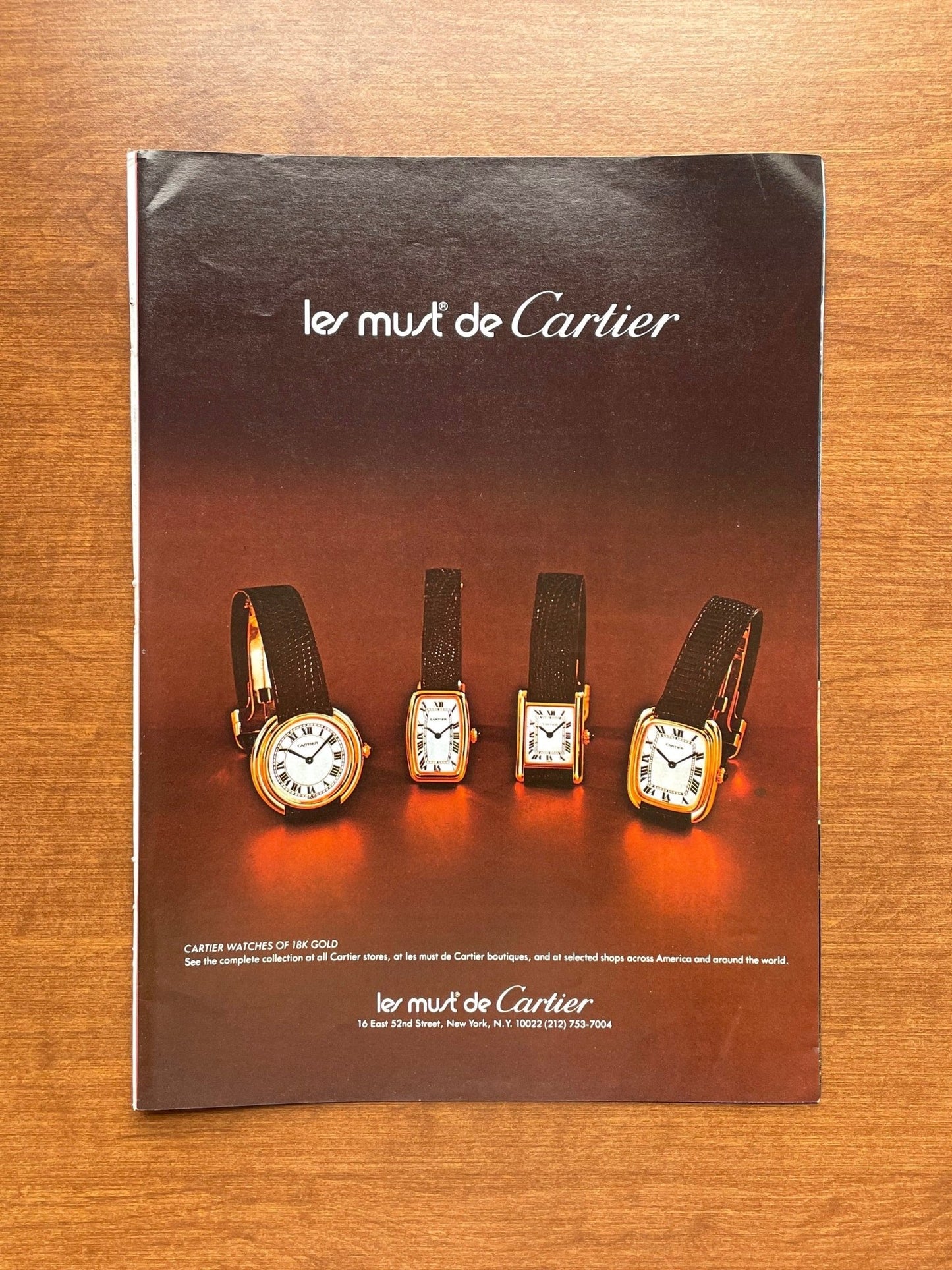 1979 Cartier feat. Vendome, Faberge, and Gondole Advertisement