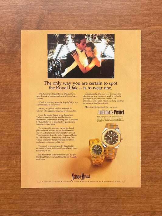 1981 Audemars Piguet Royal Oaks at Neiman Marcus Advertisement