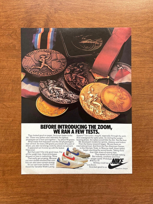 1981 Nike Zoom Advertisement