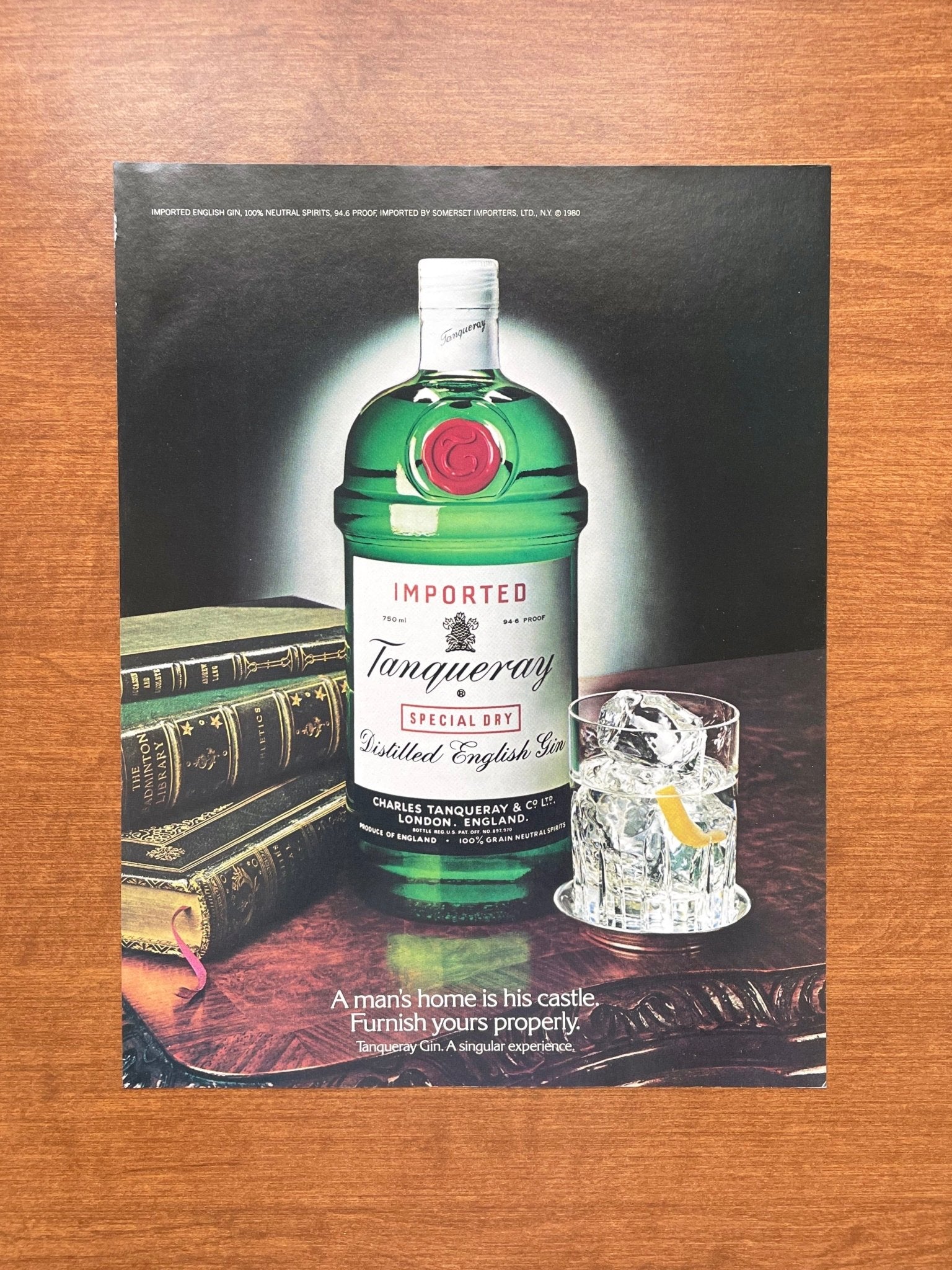 1981 Tanqueray Advertisement