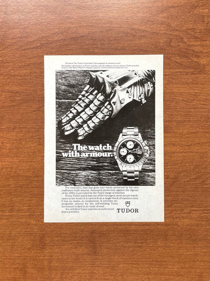 1981 Tudor Chronograph "Big Block" Advertisement