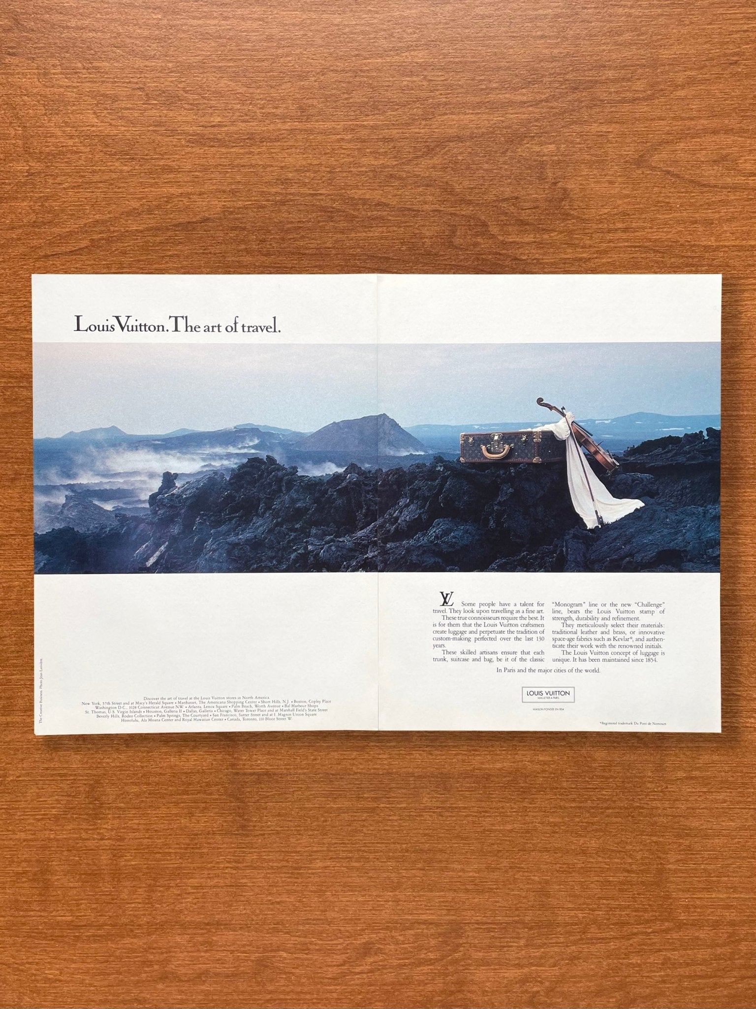 1985 Louis Vuitton Advertisement | Ad Patina