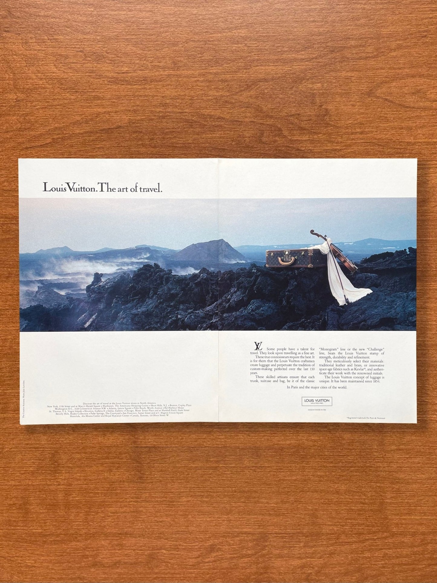 1985 Louis Vuitton Advertisement