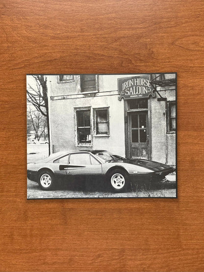 1986 Ferrari 308 image at "Iron Horse Saloon" Advertisement