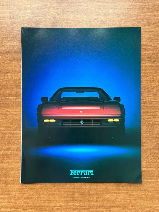 1986 Ferrari Advertisement