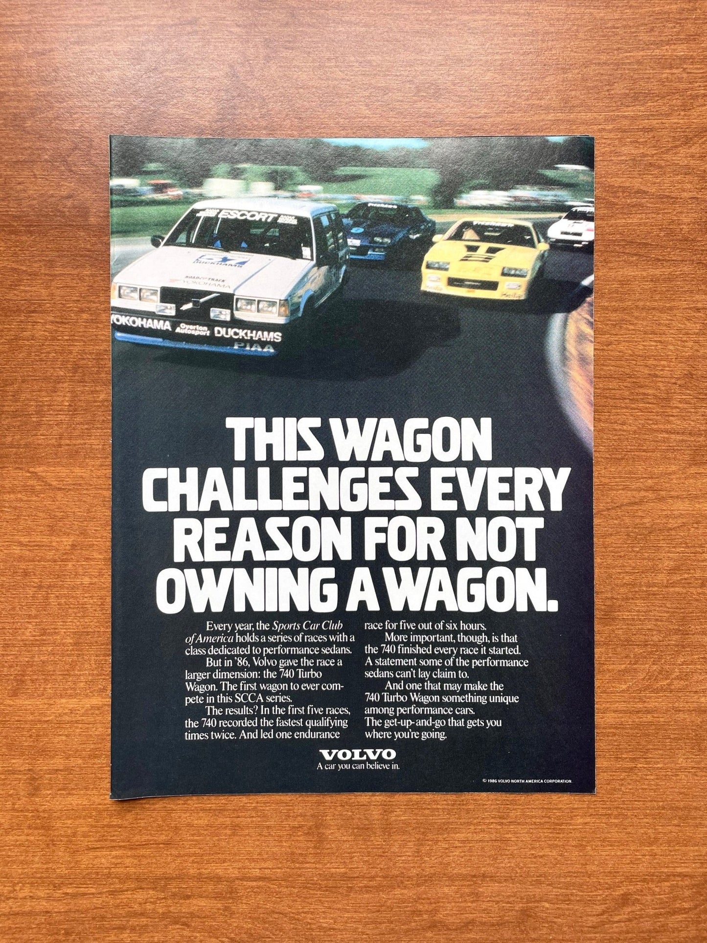 1987 Volvo 740 Turbo Wagon Advertisement
