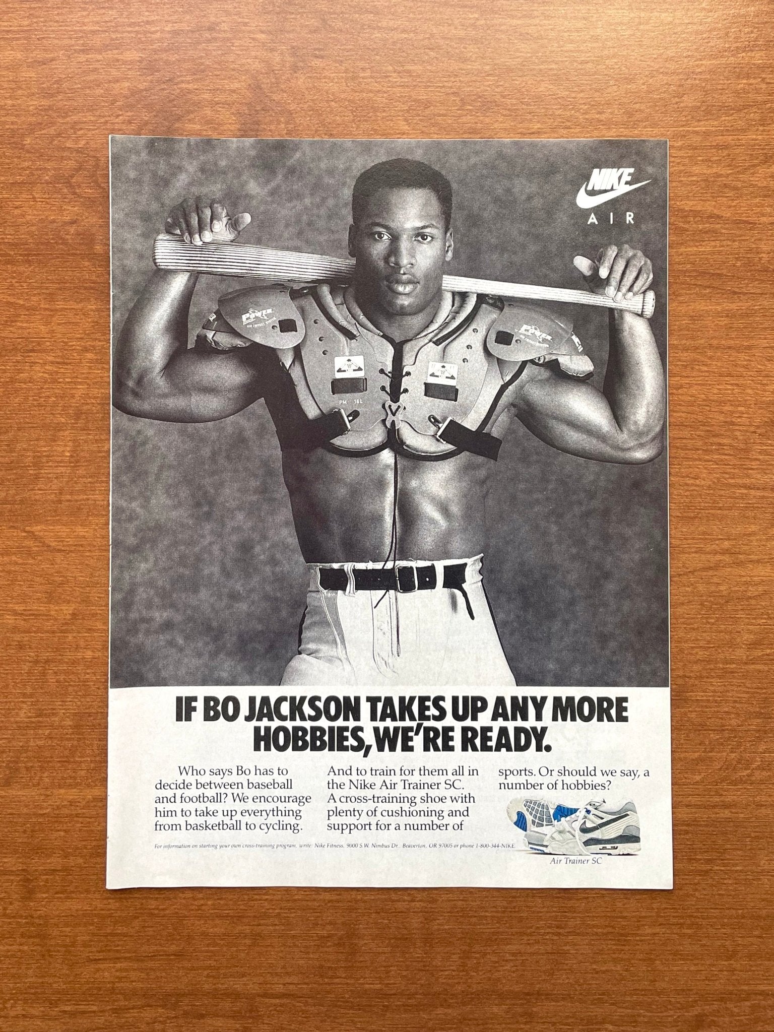 1988 Nike Bo Jackson Advertisement