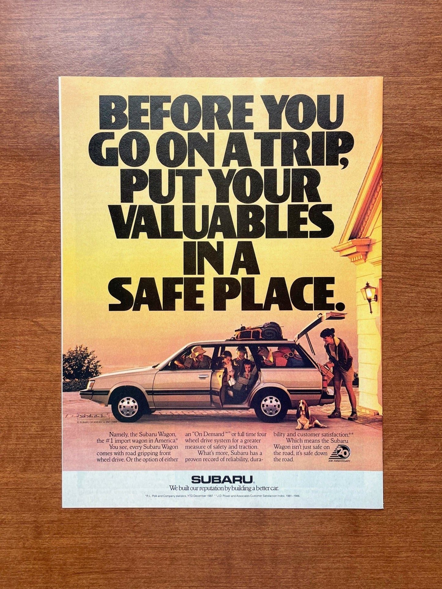 1988 Subaru Wagon Advertisement