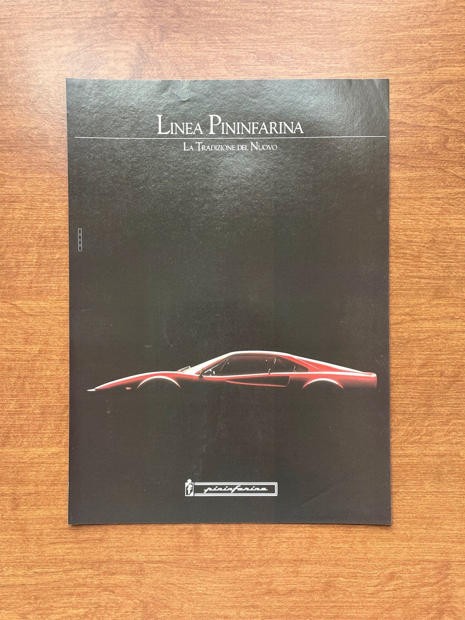 1989 Ferrari Linea Pininfarina Advertisement