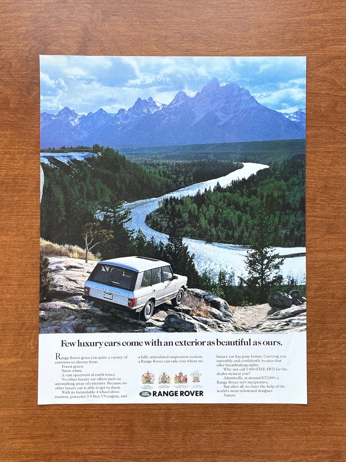 1989 Range Rover "exterior as beautiful as ours." Advertisement