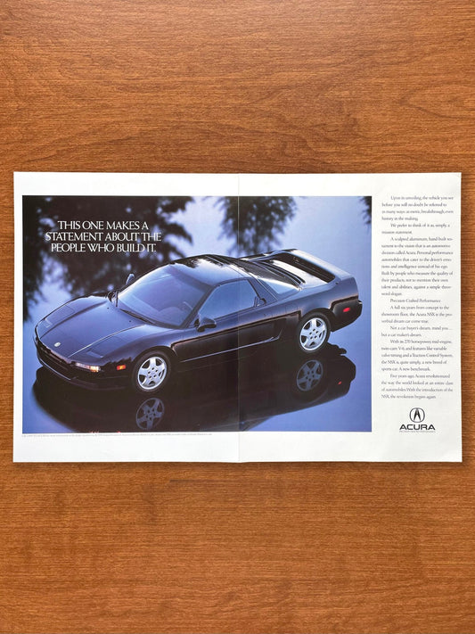 1991 Acura NSX Advertisement