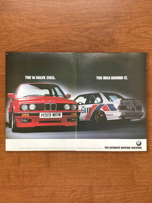1991 BMW 318iS "The Idea Behind It." Advertisement