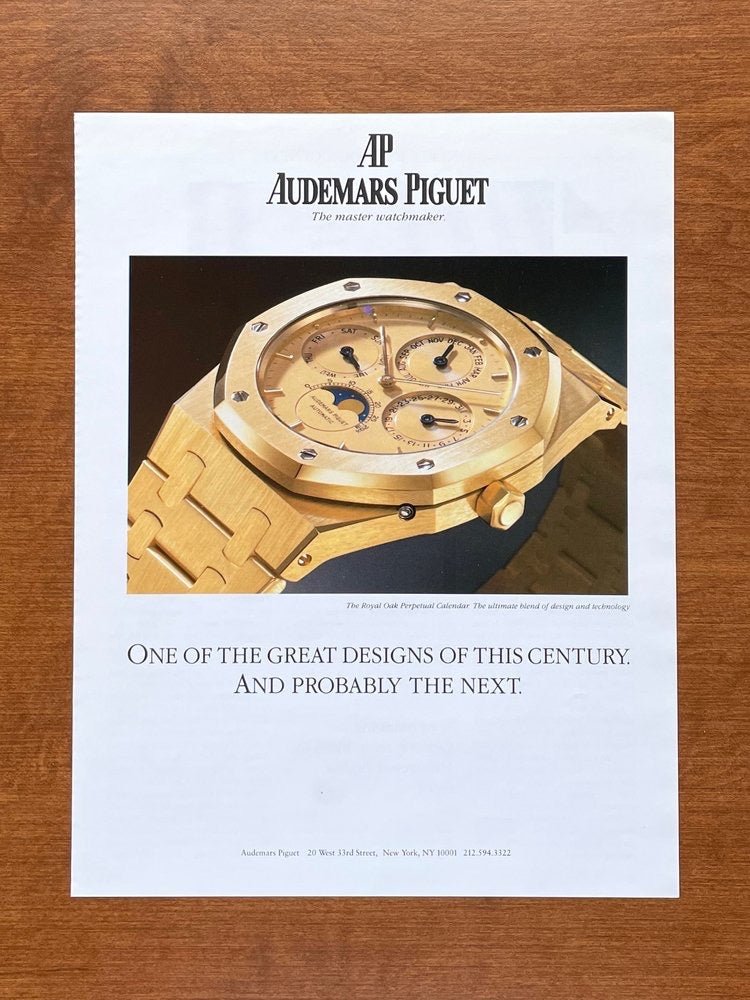 1993 Audemars Piguet Royal Oak Perpetual Calendar Advertisement