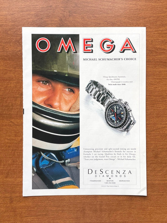 1996 Omega Speedmaster MK40 w/ Schumacher Advertisement