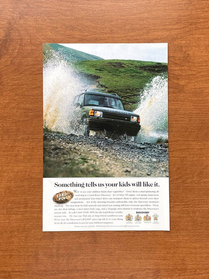 1997 Discovery "your kids will like it." Advertisement