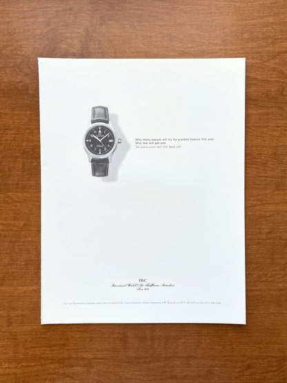 1998 IWC Mark XII Pilot's Watch Ref. 3241 Advertisement