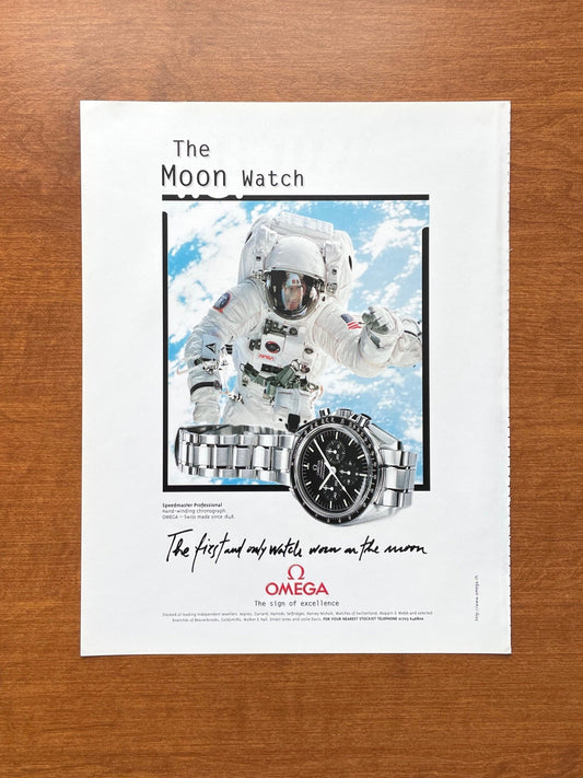 1998 Omega Speedmaster "The Moon Watch" Advertisement