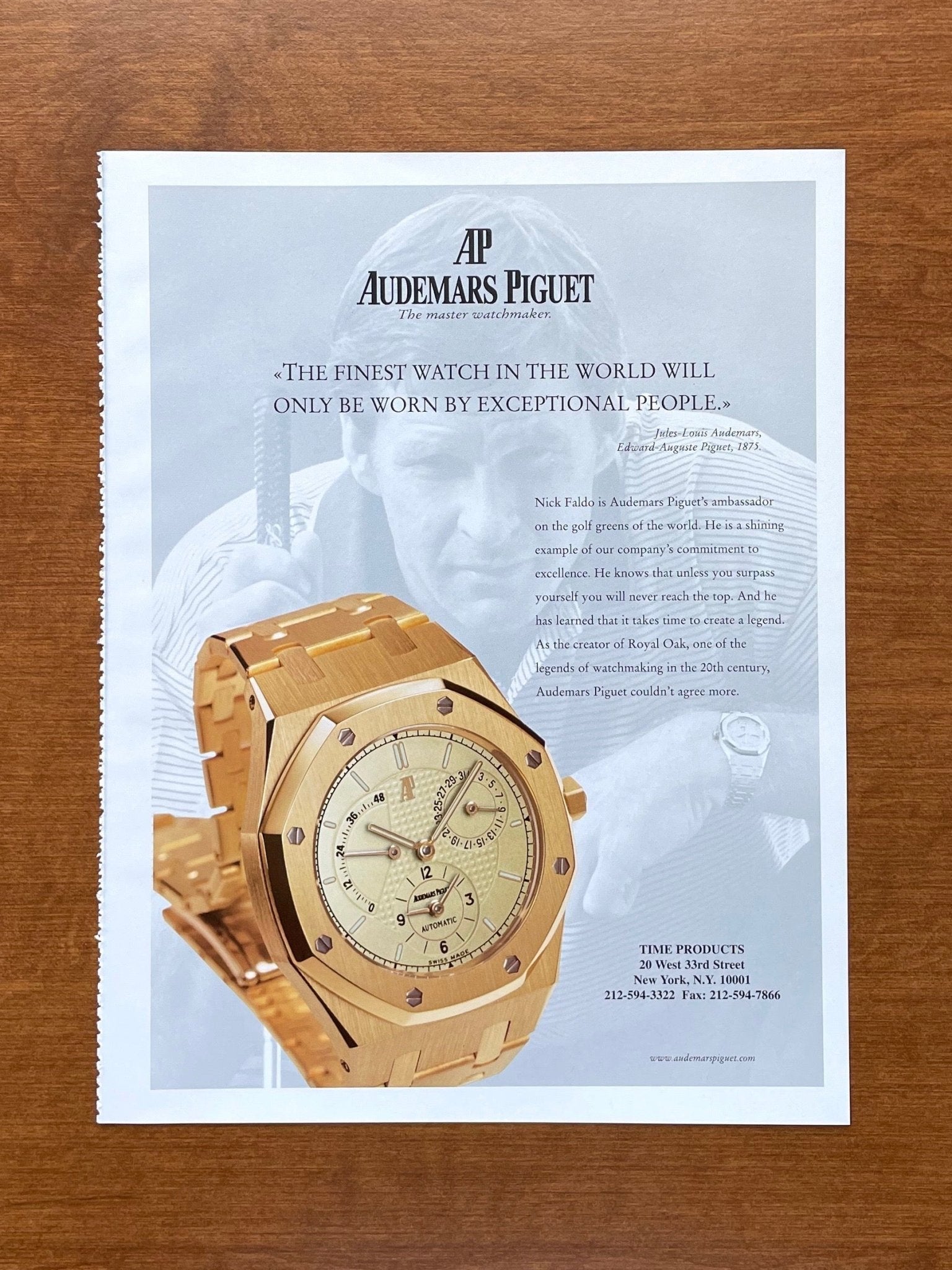 1999 Audemars Royal Oak Dual Time w/ Date & Power Reserve Advertisement