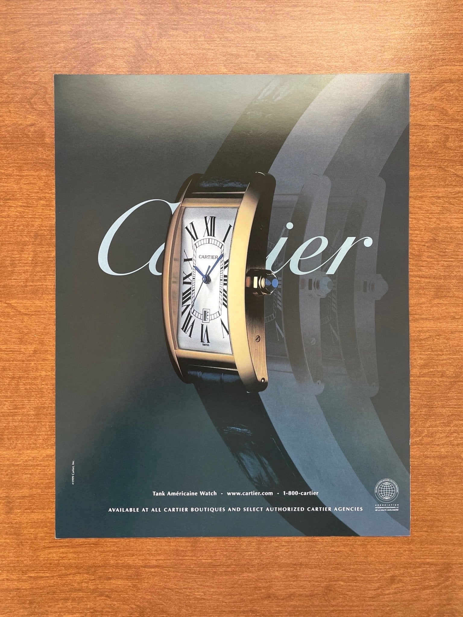 Cartier Add 2000 Cartier Tank Americane Watch Advertisement | Ad Patina